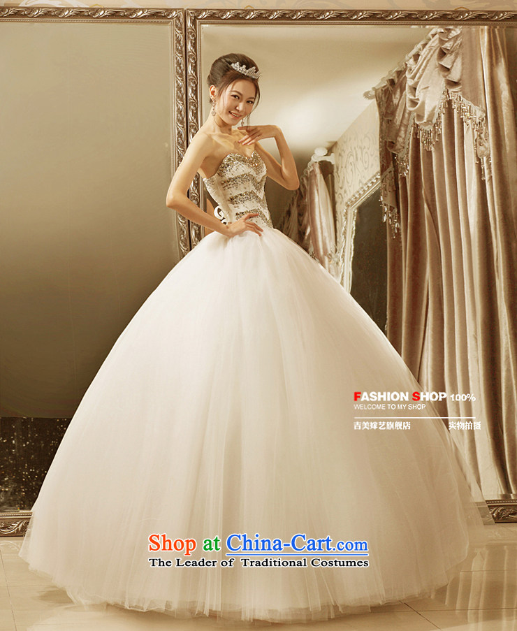 Wedding dress Kyrgyz-american married new anointed arts 2015 Chest Korean skirt to align bon bon HS520 bride wedding to align the ivory S picture, prices, brand platters! The elections are supplied in the national character of distribution, so action, buy now enjoy more preferential! As soon as possible.