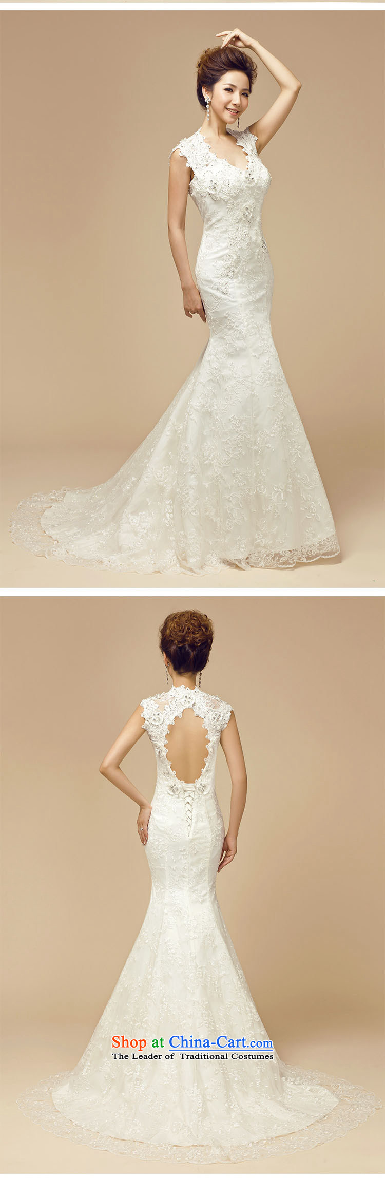 The 2014 Spring bride treasure the new word shoulder deep V back end crowsfoot wedding dresses Bride With White XXL picture, prices, brand platters! The elections are supplied in the national character of distribution, so action, buy now enjoy more preferential! As soon as possible.