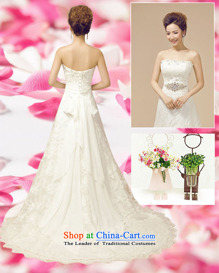 Baby bride wedding dresses 2014 new Korean lace larger marriages straps and chest video thin tail pregnant women wedding white L picture, prices, brand platters! The elections are supplied in the national character of distribution, so action, buy now enjoy more preferential! As soon as possible.