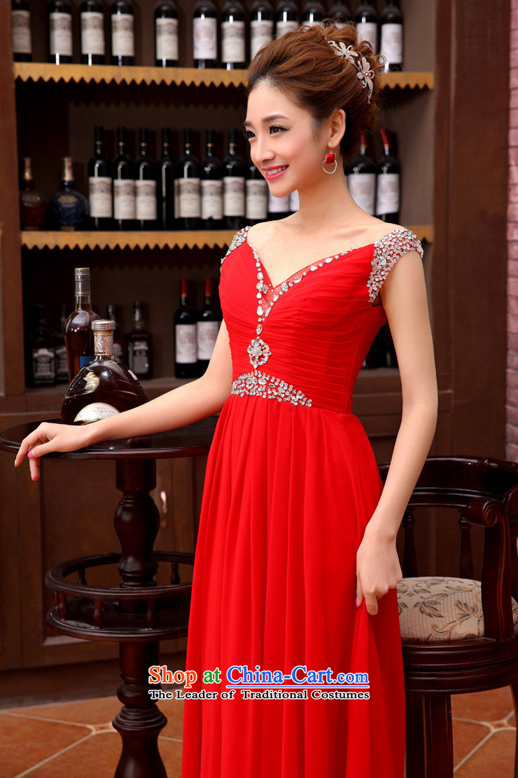 Optimize video new 2 red flash drill upscale shoulder wedding dress evening dresses XS8177 RED S picture, prices, brand platters! The elections are supplied in the national character of distribution, so action, buy now enjoy more preferential! As soon as possible.