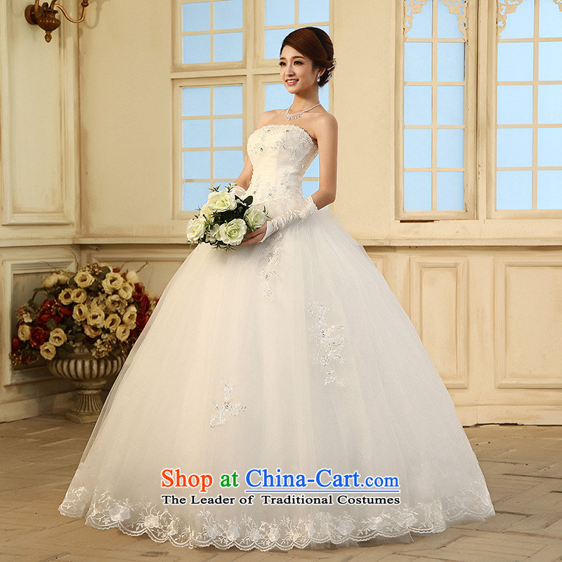 The leading edge of the days of the wedding dresses lace wiping the chest and the Republic of Korea to align the new 2015 tail wedding dress winter 6281, M Dream to align the edge of the days of the , , , shopping on the Internet