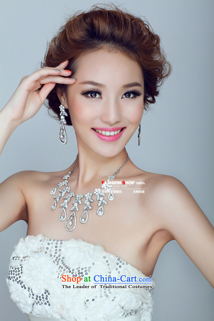 The bride wedding dresses accessories kit Korean TL130 link water drilling jewelry 2015 new marriage necklace White ear clip picture, prices, brand platters! The elections are supplied in the national character of distribution, so action, buy now enjoy more preferential! As soon as possible.