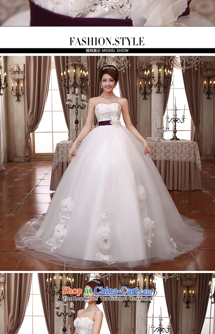 Embroidered Bride Korean-style is retro Deluxe Big tail flowers diamond anointed chest lace princess wedding dresses white L Code Suzhou shipment picture, prices, brand platters! The elections are supplied in the national character of distribution, so action, buy now enjoy more preferential! As soon as possible.
