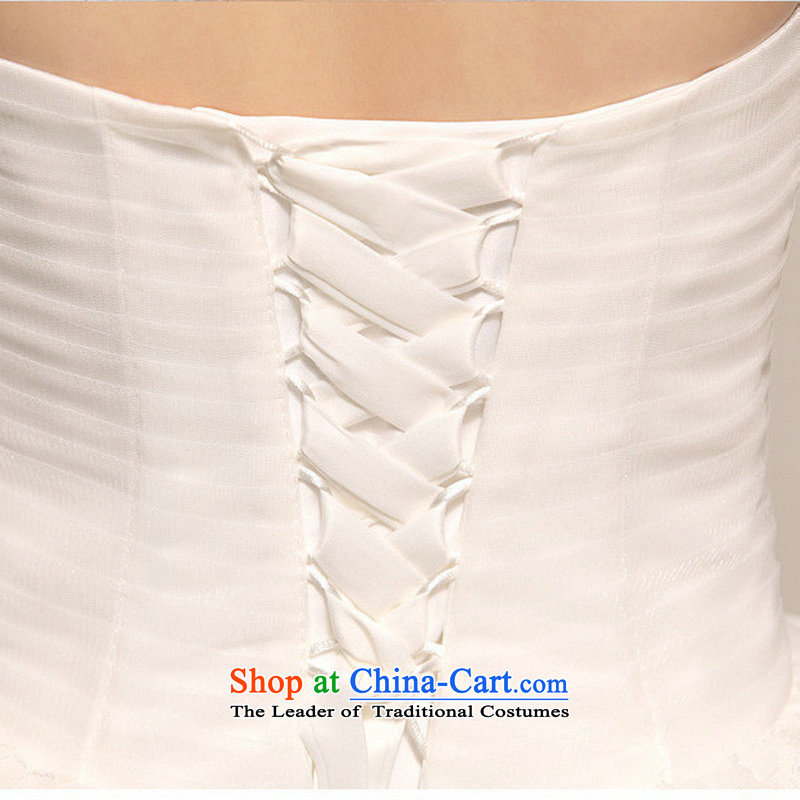 There is also optimized 8D simple and classy sweet sexy lace anointed chest Foutune of video wedding dresses XS5220 thin white XL, yet optimized color 8D , , , shopping on the Internet