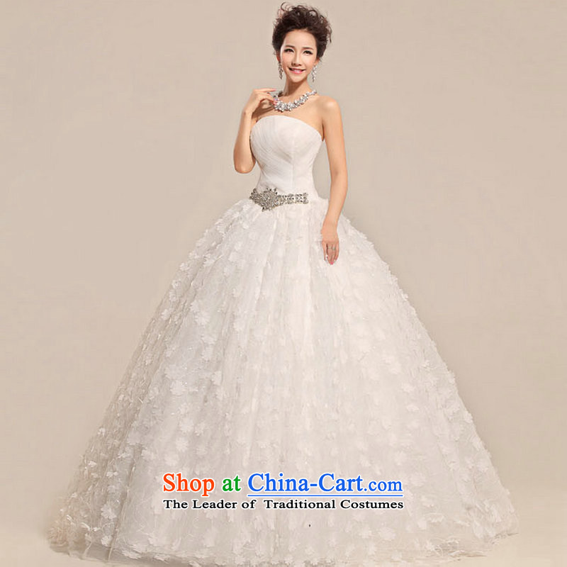 There is also optimized 8D simple and classy sweet sexy lace anointed chest Foutune of video wedding dresses XS5220 thin white XL, yet optimized color 8D , , , shopping on the Internet