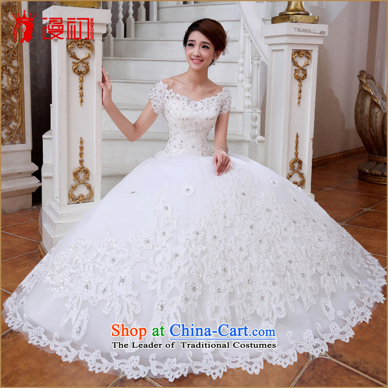 In the early 2015 new definition of Korean Version to align the thin bride wedding slotted shoulder princess bon bon skirt wedding alignment of the funds from the beginning of the man S, shopping on the Internet has been pressed.