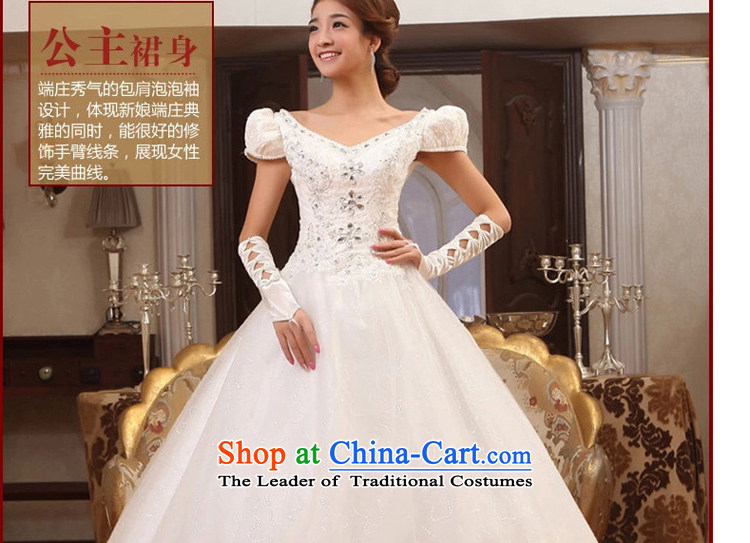 At the beginning of Castores Magi wedding dresses 2015 new sweet princess bubble cuff wedding Korean version thin wedding dresses H White XL Photo, prices, brand platters! The elections are supplied in the national character of distribution, so action, buy now enjoy more preferential! As soon as possible.