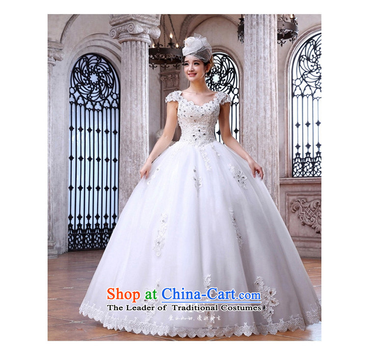 At the beginning of the New Year 2015 spread the word shoulder wedding Deluxe Big tail lace wedding fashion to align graphics Korean thin wedding tail wedding photo L, prices, brand platters! The elections are supplied in the national character of distribution, so action, buy now enjoy more preferential! As soon as possible.