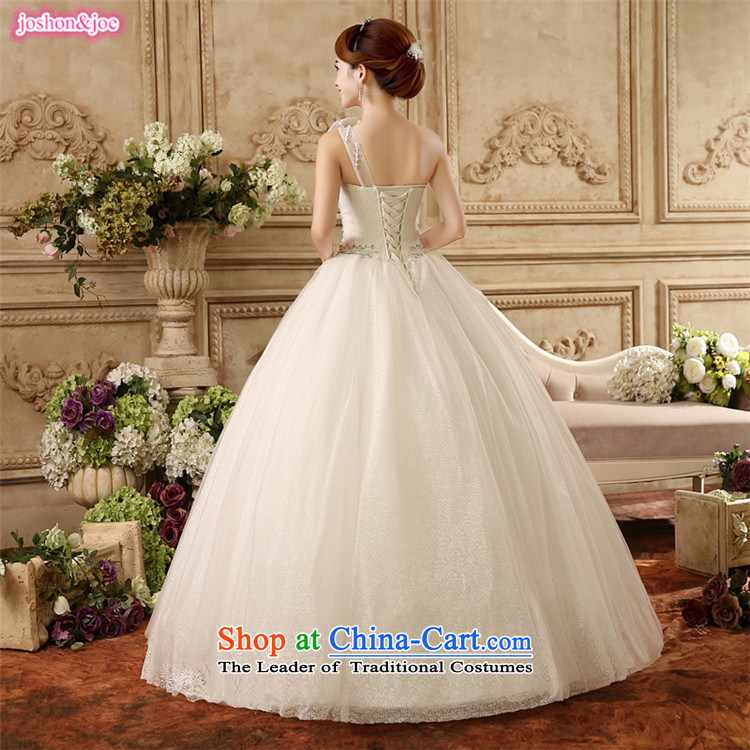 The new bride wedding dress Korea Edition Click to align the shoulder bolts pearl video thin diamond jewelry lace wedding look elegant large white L/72 hour picture, prices, brand platters! The elections are supplied in the national character of distribution, so action, buy now enjoy more preferential! As soon as possible.