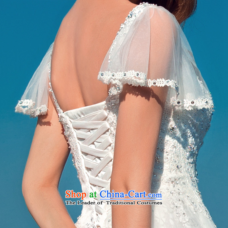 A Bride retro lace wedding fine manually beaded outside shooting 508 pre-M, template name door bride shopping on the Internet has been pressed.