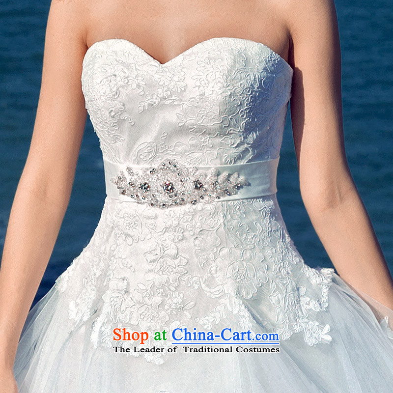 A Wedding Dress 2015 new Royal Princess minimalist and sweet chest to lace wedding A509 S, a bride shopping on the Internet has been pressed.