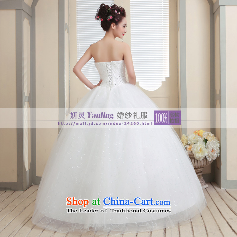 Charlene Choi Ling /YANLING anointed chest Korean brides wedding dresses and elegant with 14005 , Charlene Choi Ling white customization (yanling) , , , shopping on the Internet