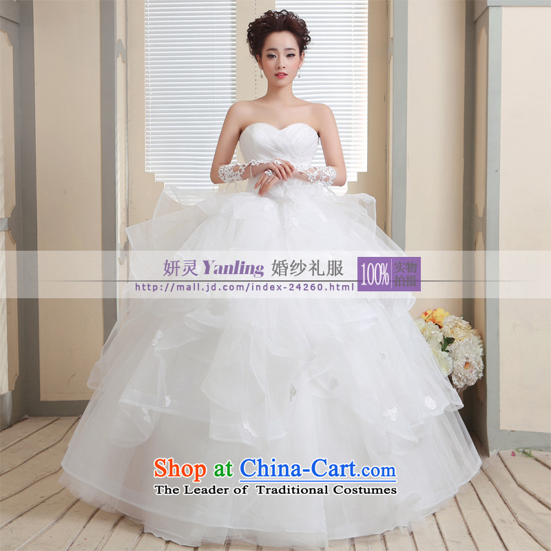 Charlene Choi Ling /YANLING Korean anointed chest bride wedding dresses and elegant with 14007, Waziriya white customization, Charlene Choi Spirit (yanling) , , , shopping on the Internet