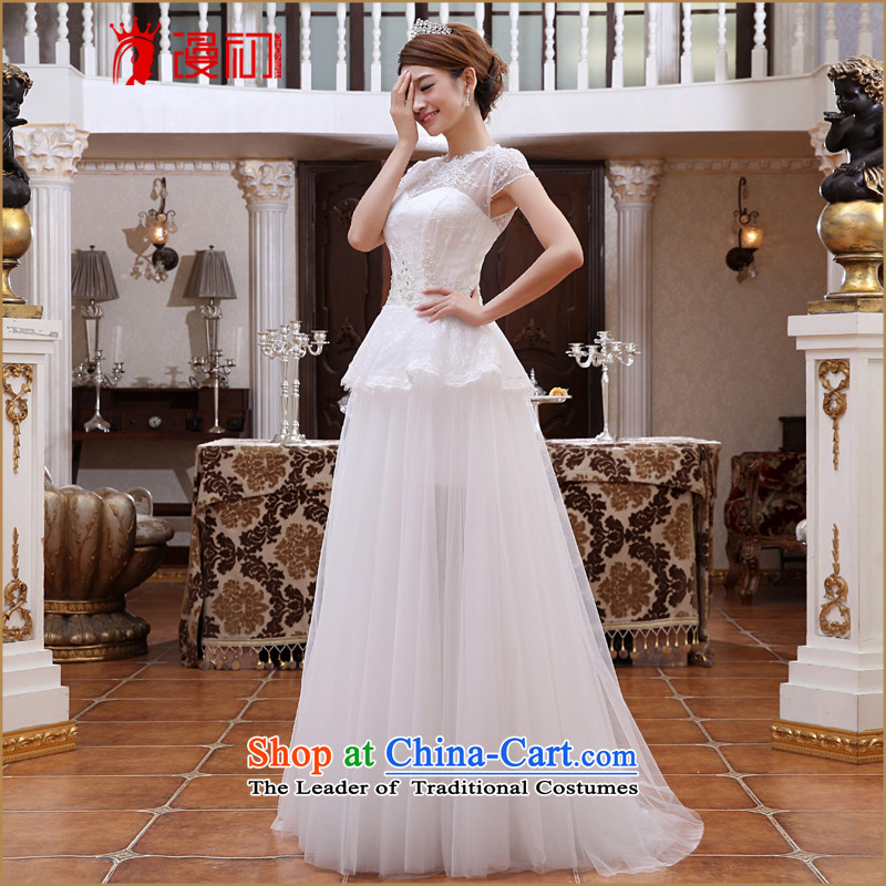 In the early 2015 new man wedding two Korean wears the Korean version of the Princess Bride Removable Tail wedding dresses and drag to contact customer service, spilling the early shopping on the Internet has been pressed.