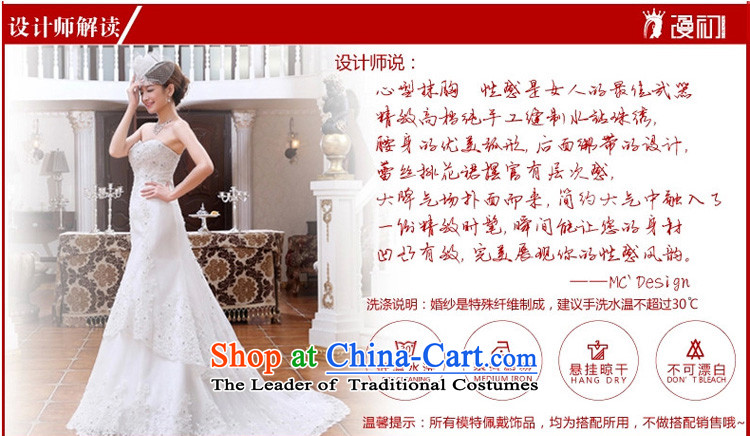 At the beginning of the New Year 2015 spread small trailing princess marriage wedding Korean anointed chest sweet graphics thin wedding trailing white S picture, prices, brand platters! The elections are supplied in the national character of distribution, so action, buy now enjoy more preferential! As soon as possible.