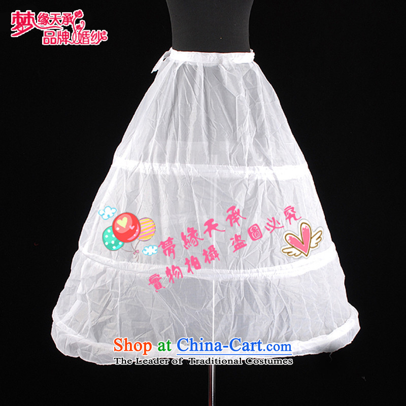 The leading edge of the days of the wedding dress accessories and glove petticoat wedding parties three piece 3JT white, dream of certain days , , , shopping on the Internet