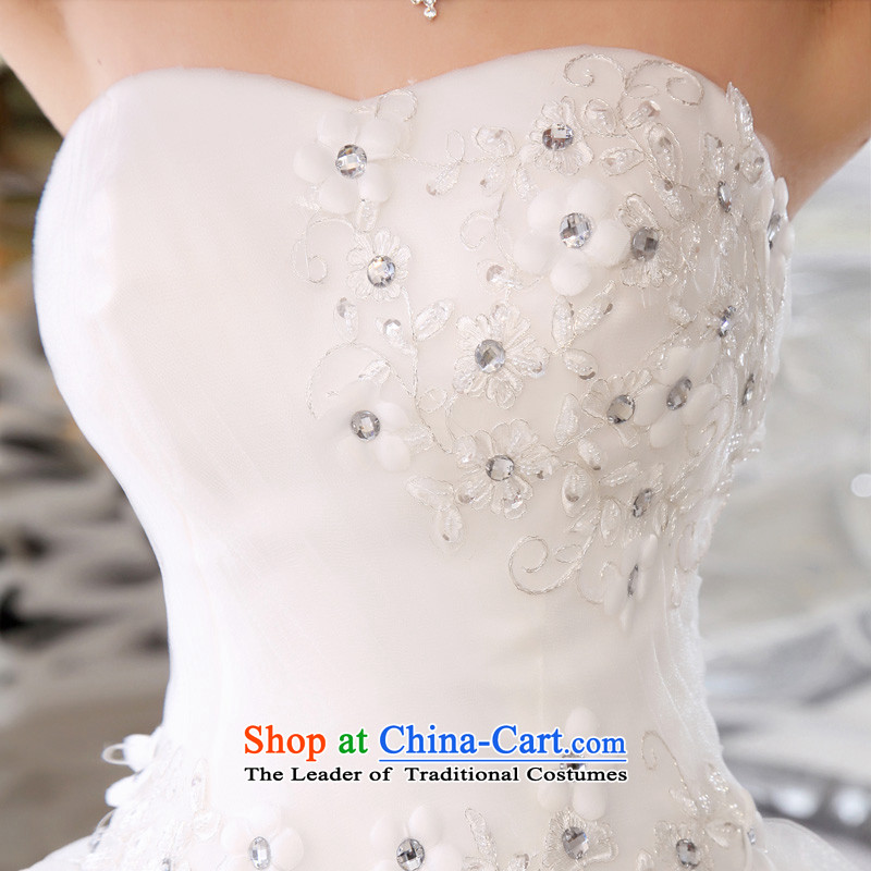 The leading edge of the days of the wedding dresses alignment with chest, Japan and the Republic of Korea 2015 new lace wedding dress 109 White M DREAM edge days seung , , , shopping on the Internet
