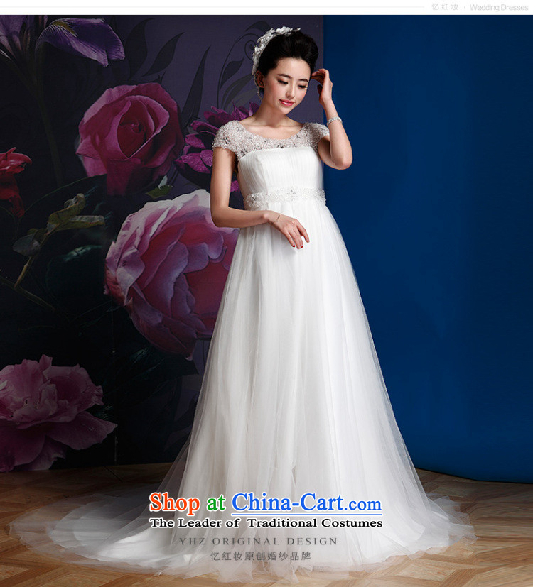 Recalling that Colombia Summer, red pregnant women high wedding dresses waist 2015 new Korean lace video word thin shoulders small trailing Korean shoulders H14718 strap white L picture, prices, brand platters! The elections are supplied in the national character of distribution, so action, buy now enjoy more preferential! As soon as possible.