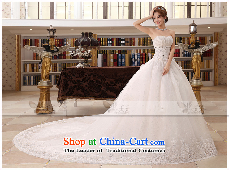 Mrs Alexa Lam roundup wedding dresses new 2014 strap tail Korean wiping the chest straps marriages wedding dresses 15981 white L(2.4) pre-sale within a week shipment picture, prices, brand platters! The elections are supplied in the national character of distribution, so action, buy now enjoy more preferential! As soon as possible.