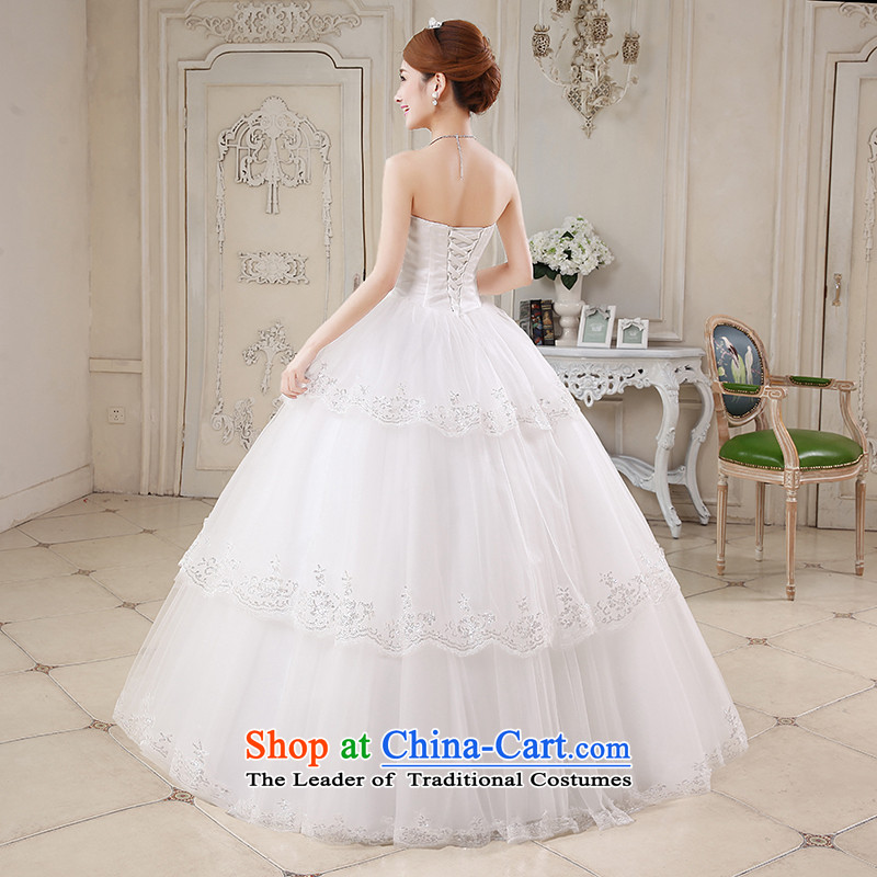 2015 new diamond Luxury depilation chest straps wedding dresses lace princess to align graphics thin diamond jewelry bride wedding Bride With White M Code Code, Suzhou embroidery brides shipment has been pressed shopping on the Internet