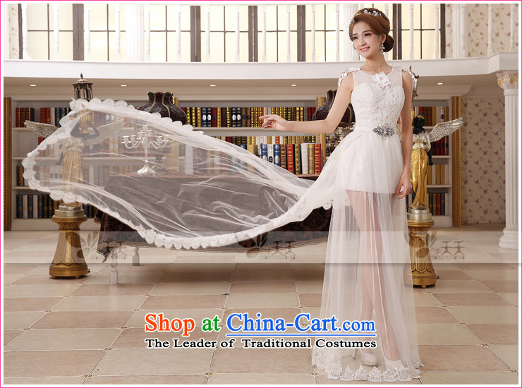 Mrs Alexa Lam roundup front stub and drag the new 2014 tail with two removable marriages wedding dresses L(2.4) white pictures, 18381 price, brand platters! The elections are supplied in the national character of distribution, so action, buy now enjoy more preferential! As soon as possible.