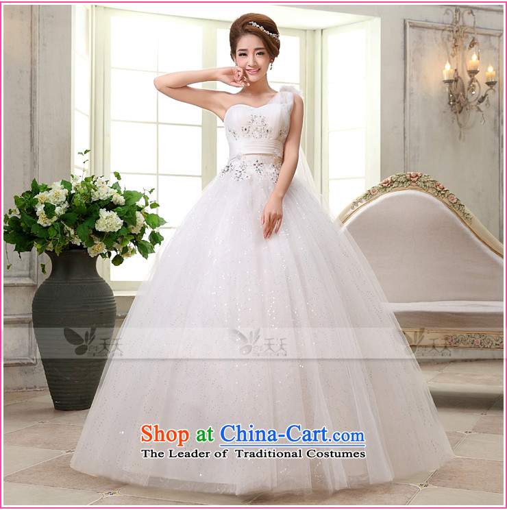 Mrs Alexa Lam roundup wedding dresses new 2014 to align the shoulder bon bon skirt ribbons elegant wedding gown 66382 Graphics thin white M(2.2) picture, prices, brand platters! The elections are supplied in the national character of distribution, so action, buy now enjoy more preferential! As soon as possible.