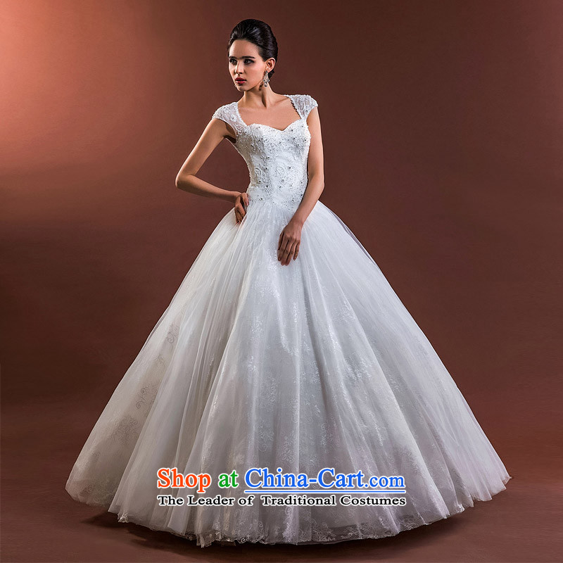 A new bride 2015 wedding package shoulder lace video thin wedding bon bon princess wedding A530 M a bride shopping on the Internet has been pressed.