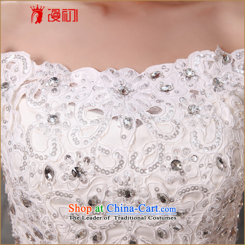 In the early 2015 new man married wedding dresses Korean strap video thin bridesmaid banquet hosted short white dresses made plus $30 does not support the early return, spilling shopping on the Internet has been pressed.