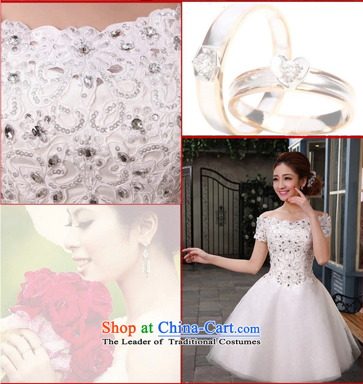 In the early 2015 new man married wedding dresses Korean strap video thin bridesmaid banquet hosted short white dresses made plus $30 does not support return pictures, prices, brand platters! The elections are supplied in the national character of distribution, so action, buy now enjoy more preferential! As soon as possible.