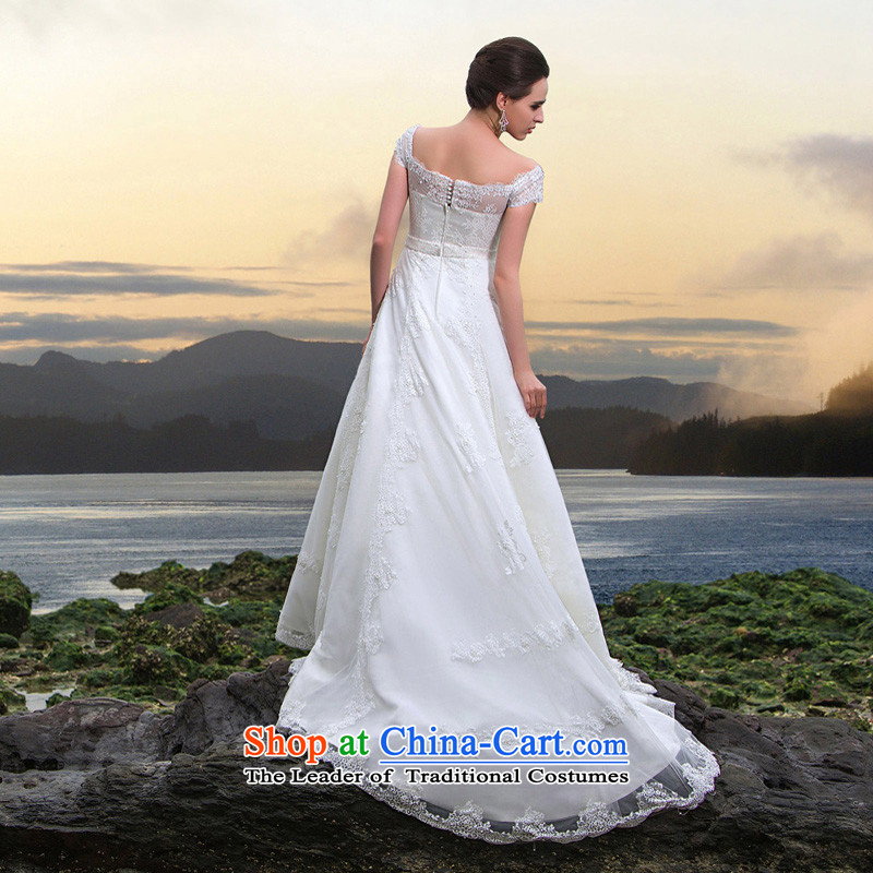 A Bride stylish lace tail Wedding 2015 New Princess wedding and 565 S, a bride shopping on the Internet has been pressed.