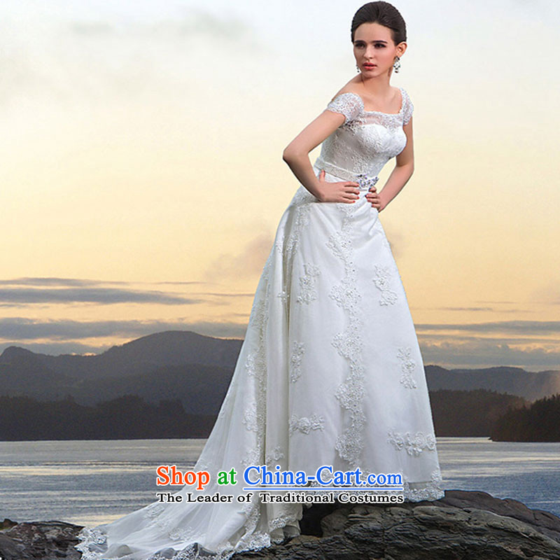 A Bride stylish lace tail Wedding 2015 New Princess wedding and 565 S, a bride shopping on the Internet has been pressed.