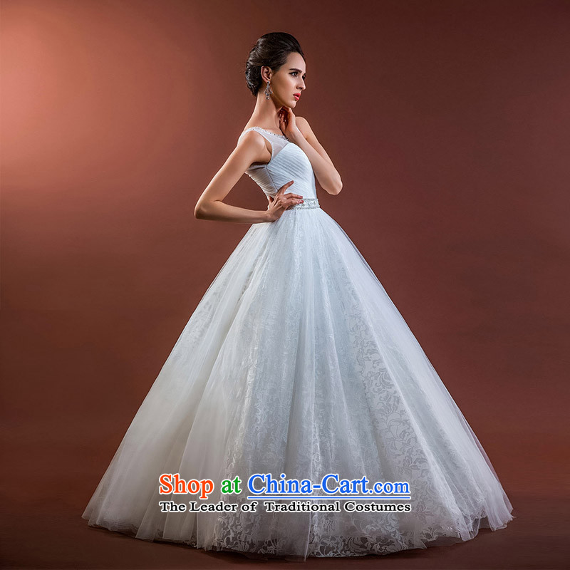 A new bride 2015 stylish and simple wedding big western design graphics thin wedding 579 M, a bride shopping on the Internet has been pressed.