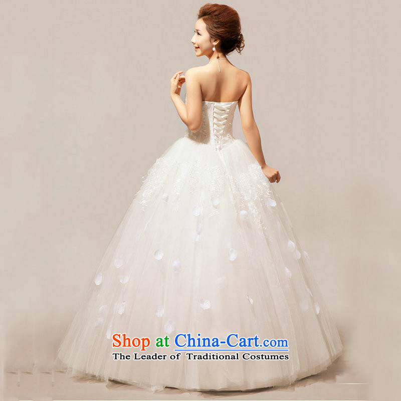 Naoji in the Korean version of the Korean sweet flowers marriages wedding dresses XS5233 m White XL, yet a , , , shopping on the Internet