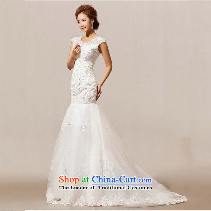 Yet, a new paragraph at the end of the winter wedding drag a field shoulder wedding XS5228 m White XXL, naoji a , , , shopping on the Internet