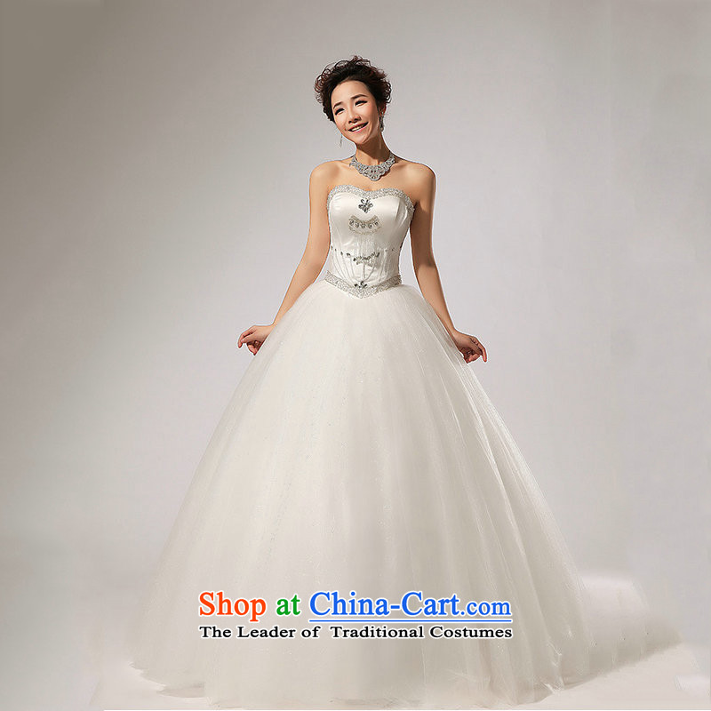 Yet, a chest diamond align to bon bon skirt wedding dresses XS5227 dropped m White M naoji a , , , shopping on the Internet
