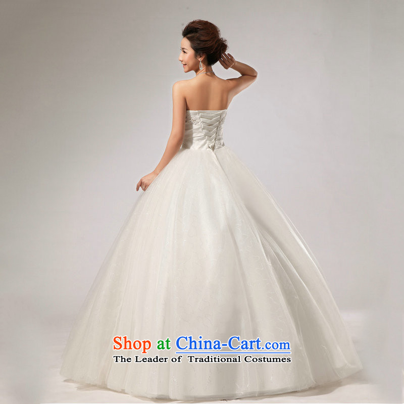 Yet, a chest canopy skirt wedding band bride wedding dresses long skirt XS5224 m White M naoji a , , , shopping on the Internet