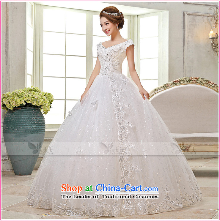 Mrs Alexa Lam Roundup 2014 new word to align the princess Shoulder Drill video thin wedding dresses bride Han-yi 66082 gets married M(2.2) white picture, prices, brand platters! The elections are supplied in the national character of distribution, so action, buy now enjoy more preferential! As soon as possible.