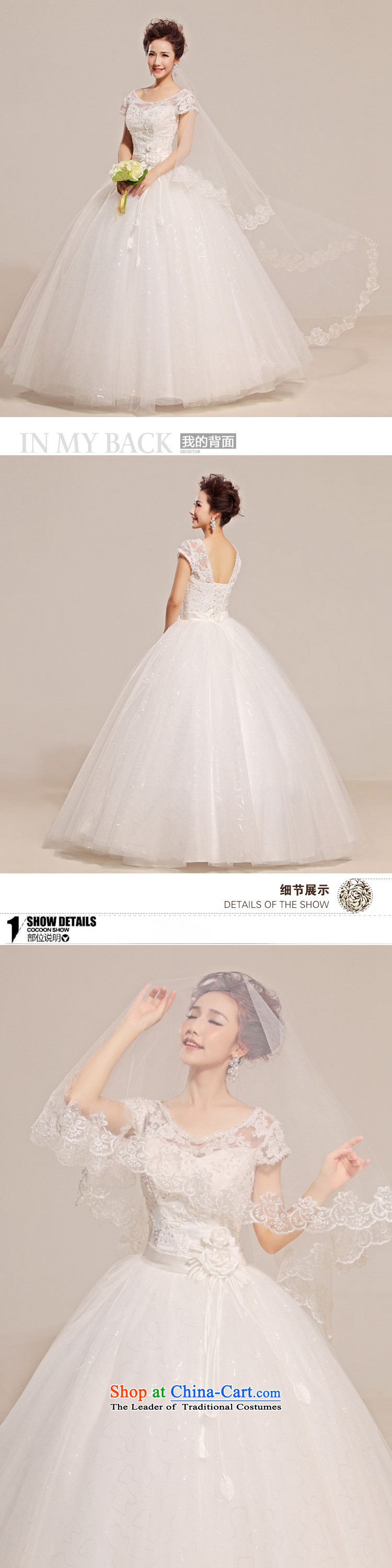 Naoji a new Word 2014 shoulder lace wedding Korean brides to align the sweet white bon bon yarn XS6626 White M summer picture, prices, brand platters! The elections are supplied in the national character of distribution, so action, buy now enjoy more preferential! As soon as possible.
