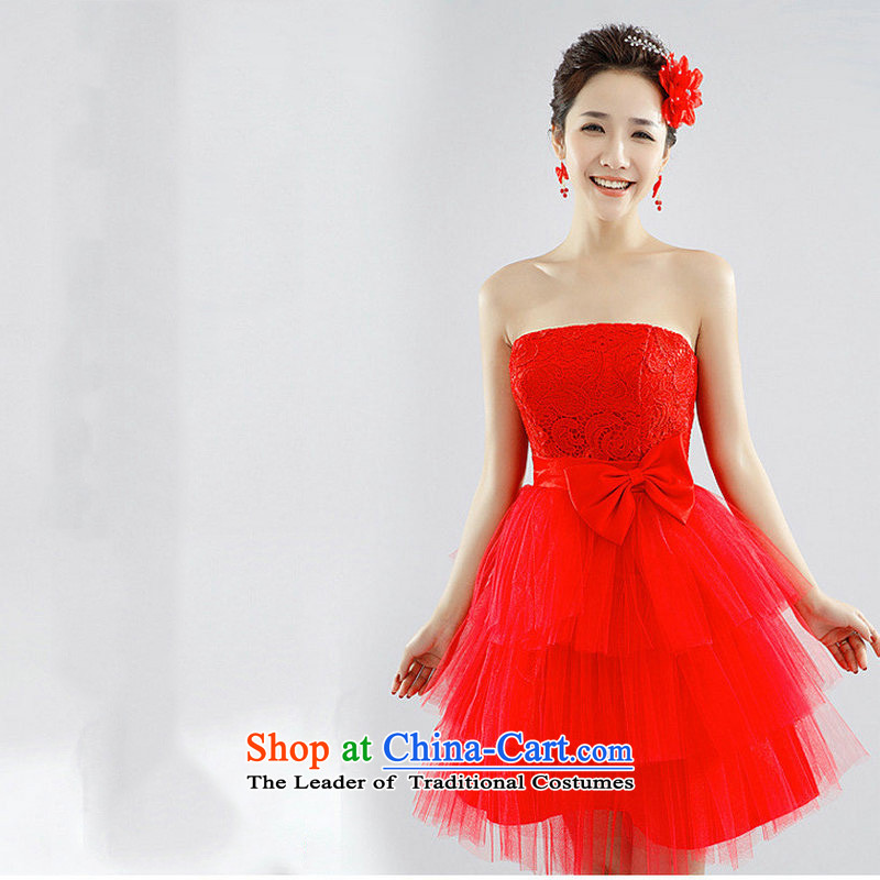 Naoji a bridesmaid dresses marriages wedding dress XS6624 RED S naoji a , , , shopping on the Internet
