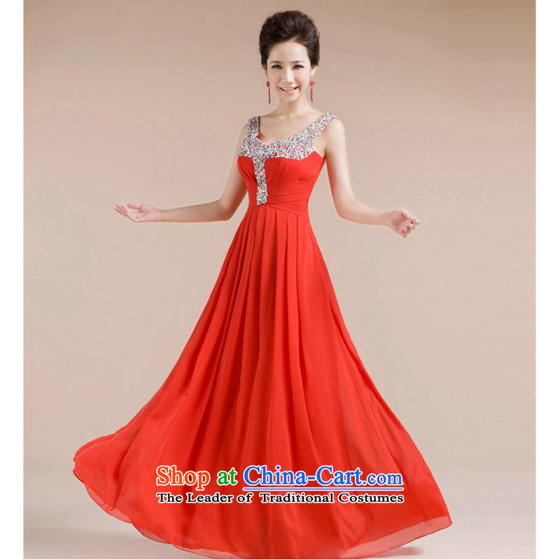 Yet, a long marriages evening dresses red bows XS6617 services red S