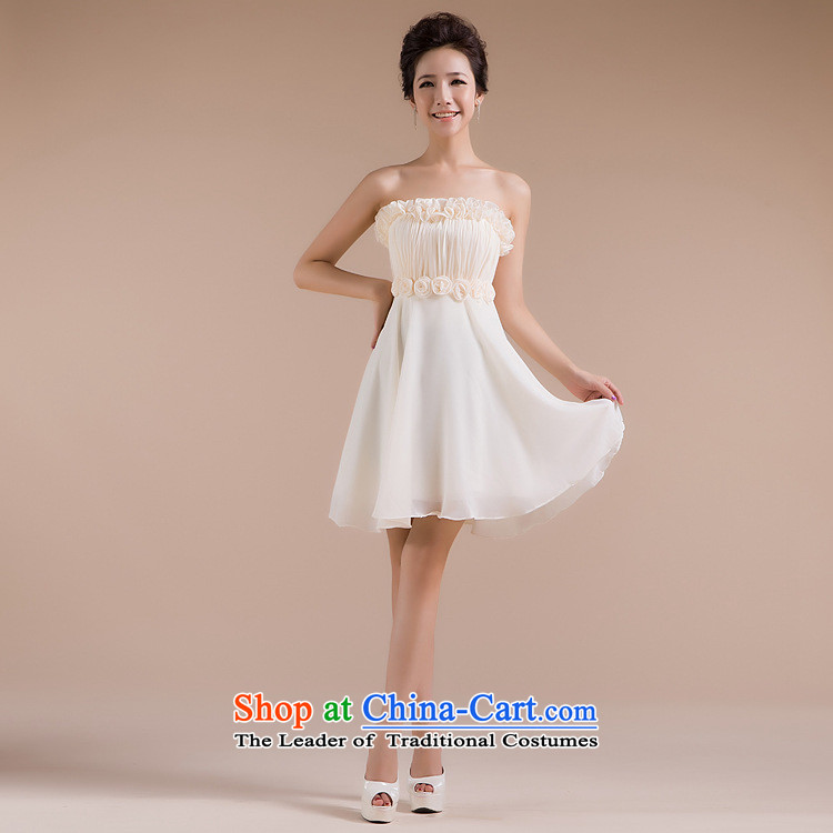 Naoji in the Korean version of the stylish embroidered with chest handmade lace bridesmaid mission small dress uniform XS716 sister champagne color XL Photo, prices, brand platters! The elections are supplied in the national character of distribution, so action, buy now enjoy more preferential! As soon as possible.