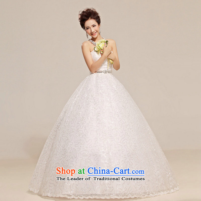 A new paragraph, yet stylish Korean yet floreal design and cultivating the chest to graphics thin bride wedding dress XS702 white S naoji a , , , shopping on the Internet