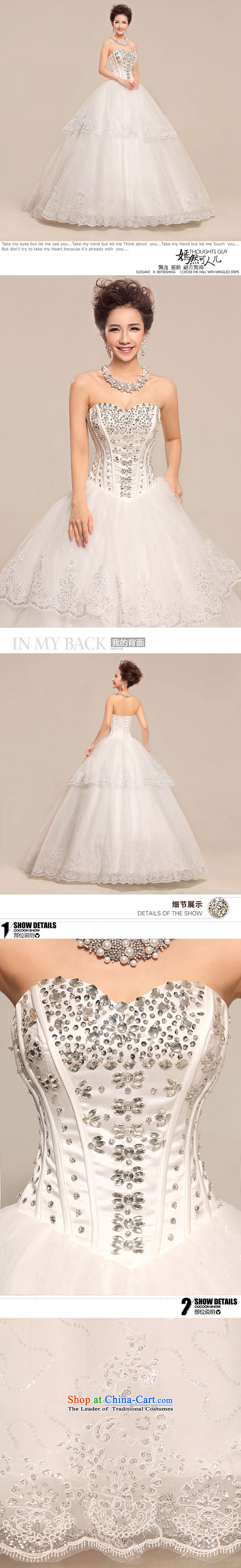 Naoji a bride wedding dresses spring euro version Wedding 2014 new ultra-thin graphics diamond touching the princess luxurious wedding XS552 white L picture, prices, brand platters! The elections are supplied in the national character of distribution, so action, buy now enjoy more preferential! As soon as possible.