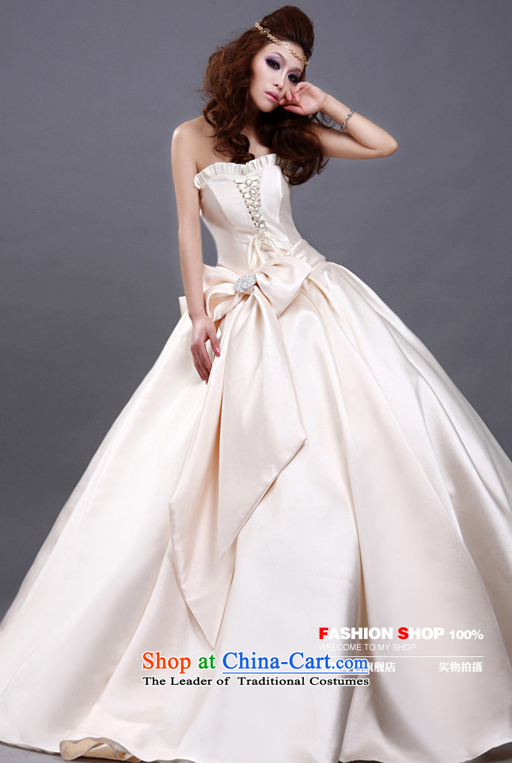 Wedding dress Kyrgyz-american married new anointed arts 2015 Chest Korean skirt to align bon bon HS504 bride wedding champagne color L picture, prices, brand platters! The elections are supplied in the national character of distribution, so action, buy now enjoy more preferential! As soon as possible.
