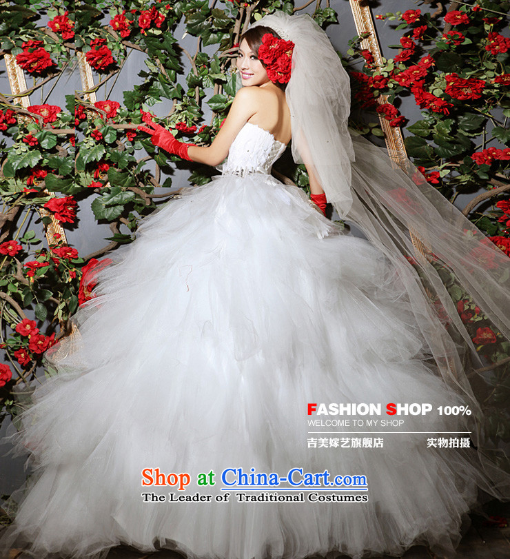 Wedding dress Kyrgyz-american married new anointed arts 2015 Chest Korean skirt to align bon bon HS602 bride wedding white picture, prices, XS brand platters! The elections are supplied in the national character of distribution, so action, buy now enjoy more preferential! As soon as possible.