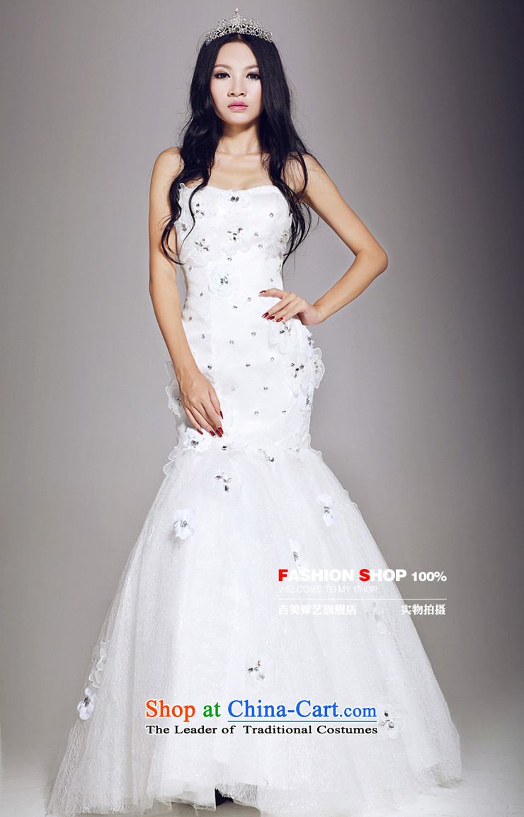 Wedding dress Kyrgyz-american married new anointed arts 2015 Chest Korean to align the Sau San HS670 bride wedding white L picture, prices, brand platters! The elections are supplied in the national character of distribution, so action, buy now enjoy more preferential! As soon as possible.