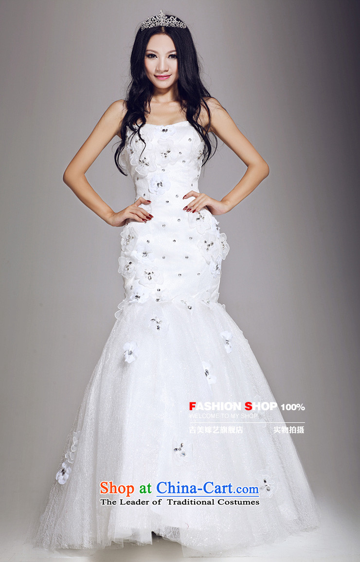 Wedding dress Kyrgyz-american married new anointed arts 2015 Chest Korean to align the Sau San HS670 bride wedding white L picture, prices, brand platters! The elections are supplied in the national character of distribution, so action, buy now enjoy more preferential! As soon as possible.