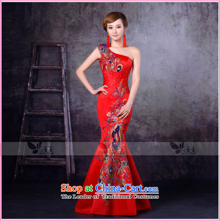 Mrs Alexa Lam Roundup 2014 new wedding dresses red wine served marriages crowsfoot Sau San shoulder dress 16252 Red L picture, prices, brand platters! The elections are supplied in the national character of distribution, so action, buy now enjoy more preferential! As soon as possible.