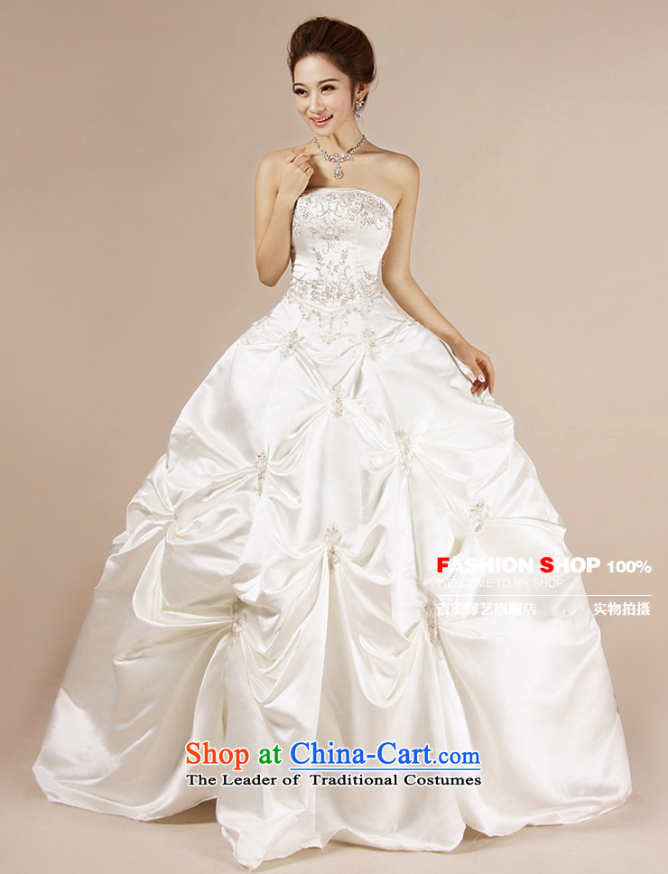 Wedding dress Kyrgyz-american married new anointed arts 2015 Chest Korean skirt HS048 Princess Bride wedding white picture, prices, S brand platters! The elections are supplied in the national character of distribution, so action, buy now enjoy more preferential! As soon as possible.