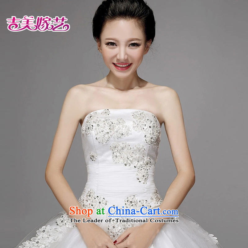 Wedding dress Kyrgyz-american married new anointed arts 2015 Chest Korean skirt HS723 bon bon bride wedding White XL, Kyrgyz-US married arts , , , shopping on the Internet